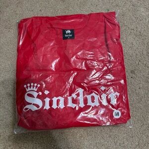 Sinclair Red Short Sleeve Tee